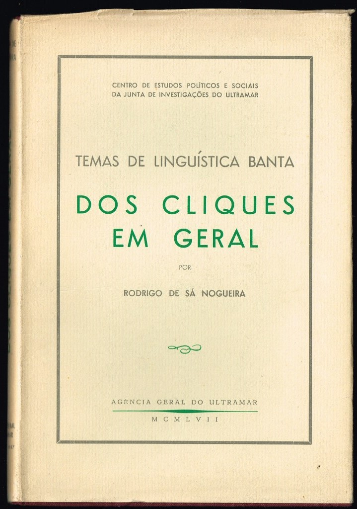 Temas de lingustica Banta - DOS CLIQUES EM GERAL